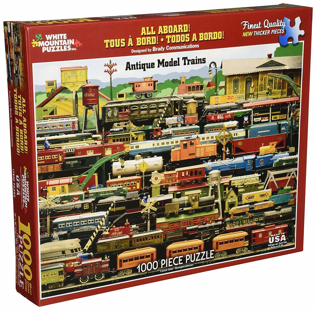 All Aboard - 1000pc Jigsaw Puzzle by White Mountain  			  					NEW