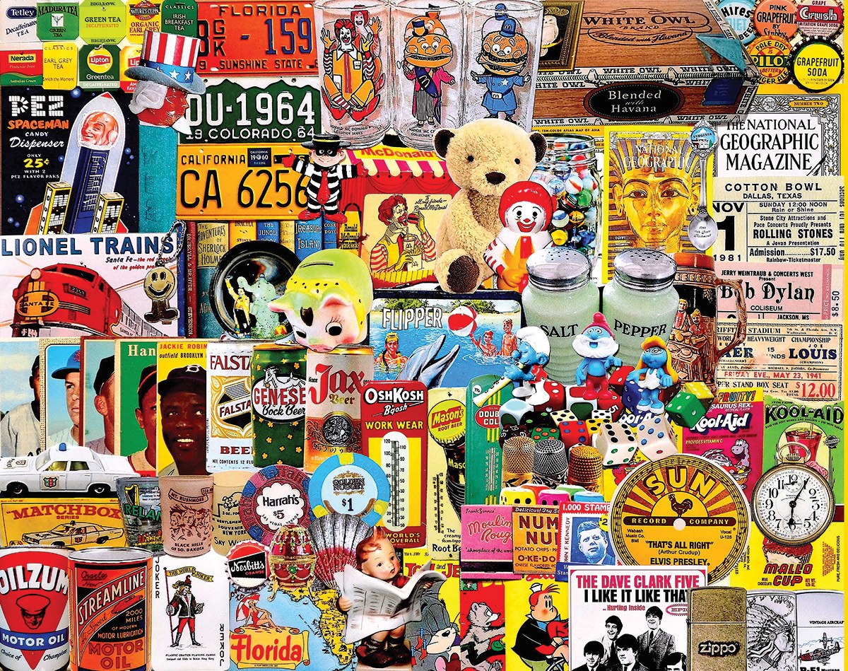 Things We Collect - 1000pc Jigsaw Puzzle by White Mountain  			  					NEW