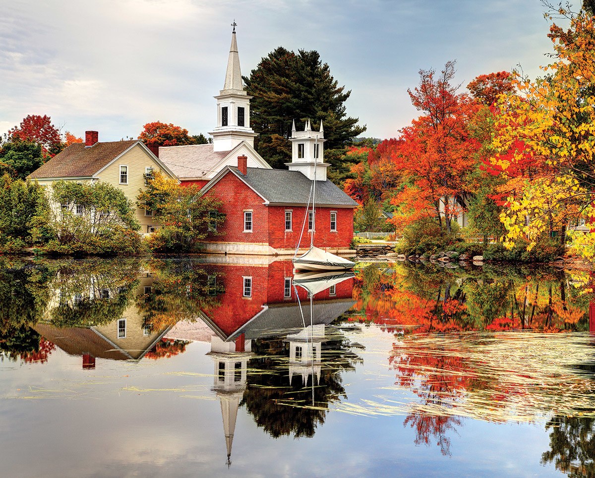 Autumn Reflections - 1000pc Jigsaw Puzzle by White Mountain  			  					NEW