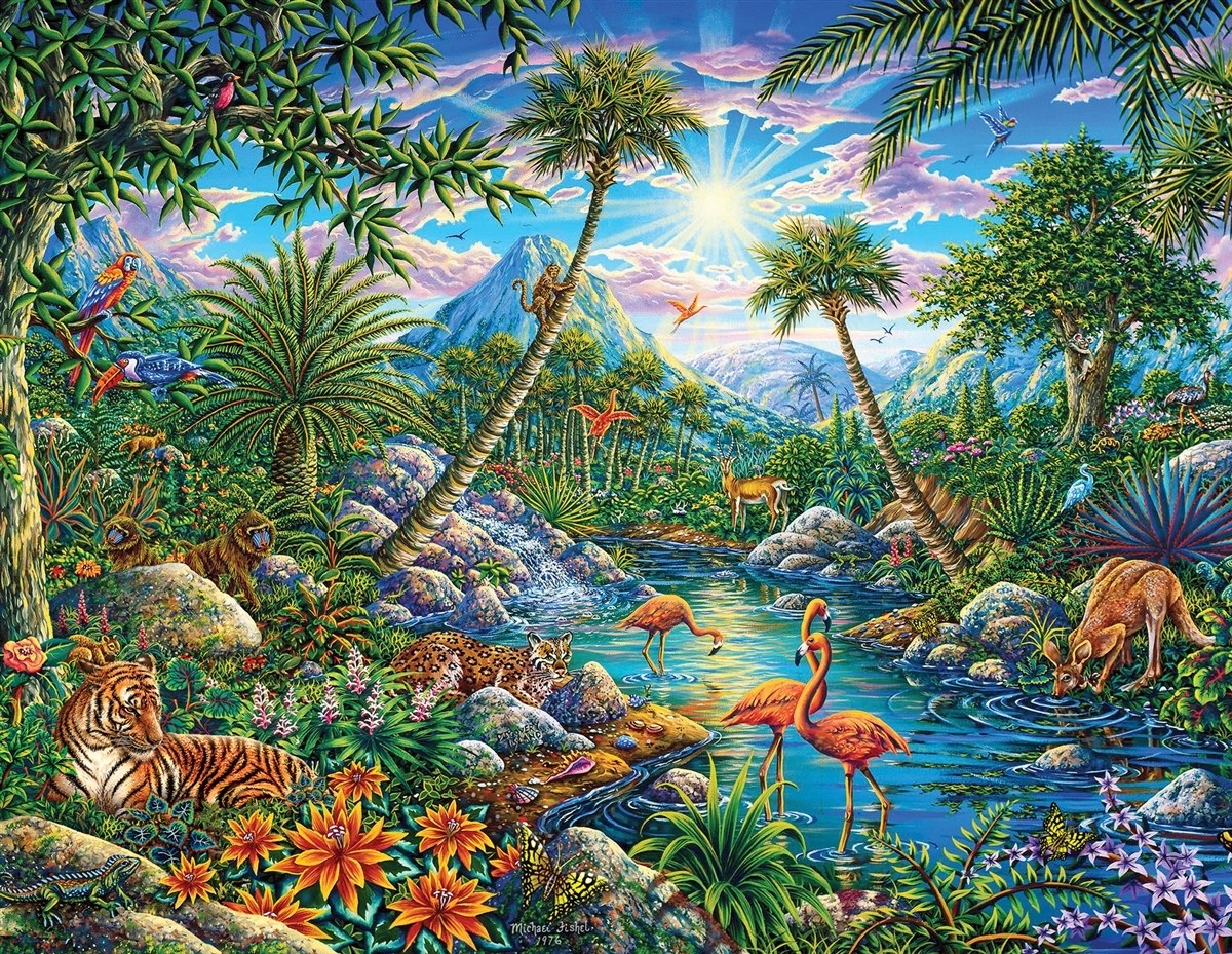 Discovery Island - 100pc Jigsaw Puzzle By Springbok  			  					NEW
