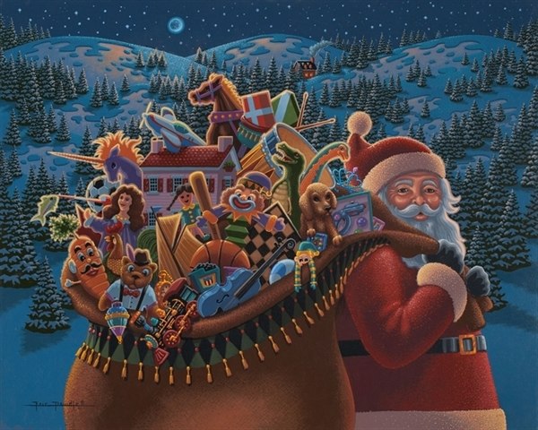 Christmas Delivery - 500pc Jigsaw Puzzle by Dowdle