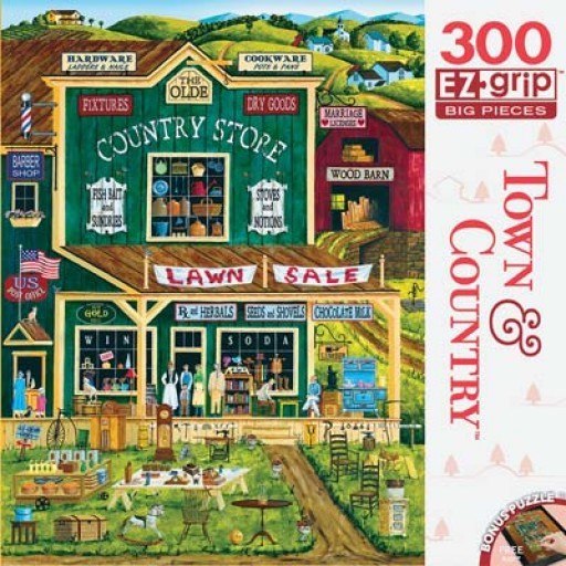 Town & Country: The Old Country Store - 300pc EZ Grip Jigsaw Puzzle By Masterpieces