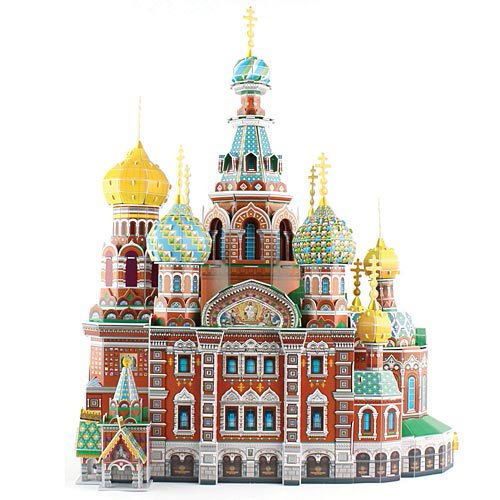 Cathedral of the Resurrection of Christ - 233pc 3D Jigsaw Puzzle by Daron  			  					NEW