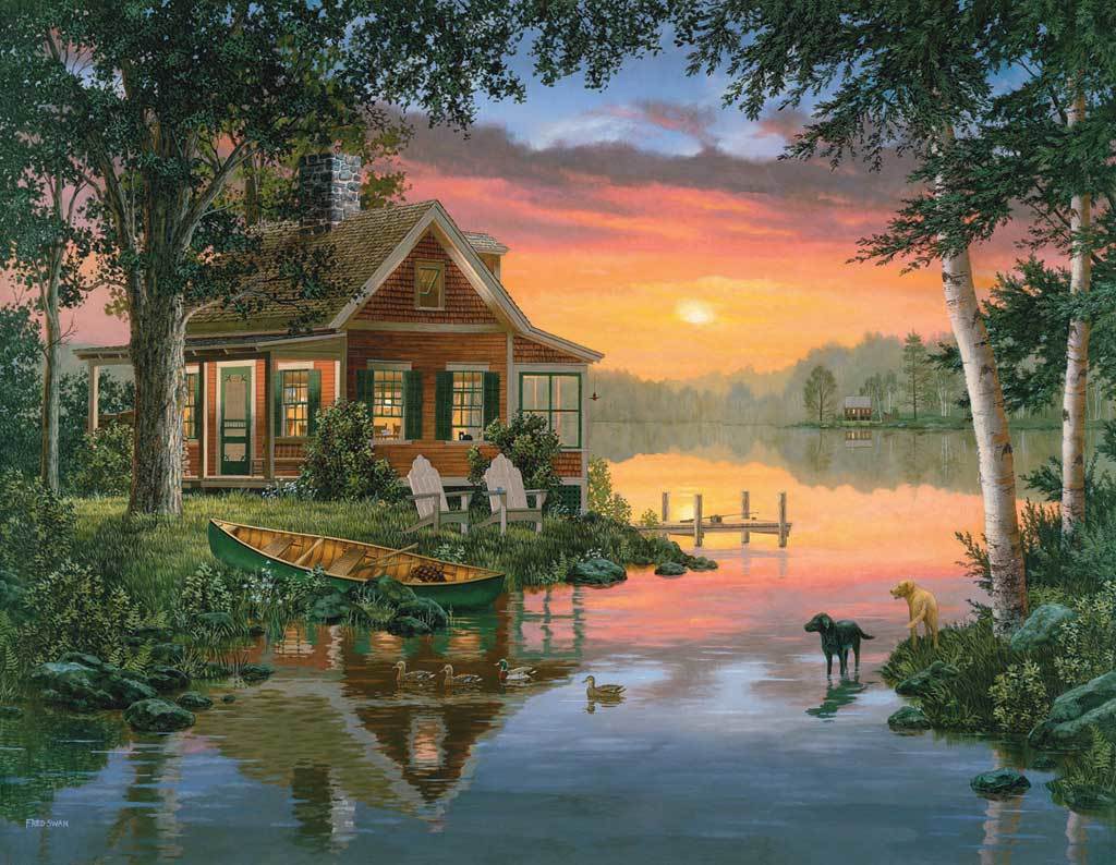 Friends in Summer - 1000pc Jigsaw Puzzle by White Mountain