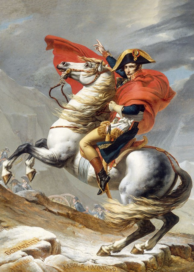 David: Napoleon Crossing the Alps - 1000pc Jigsaw Puzzle by D-Toys