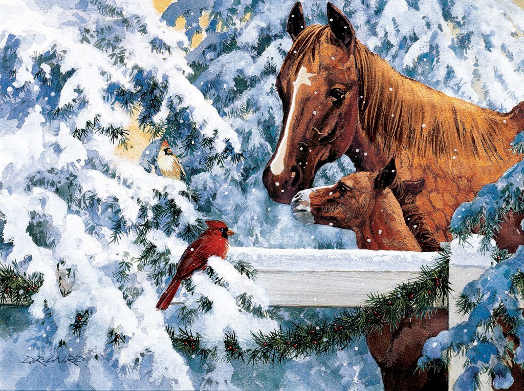 Fence Top Friends - 1000pc Jigsaw Puzzle by SunsOut