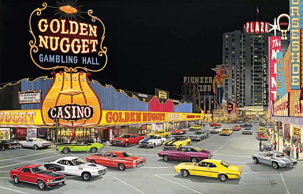 Cruise Night at Glitter Gultch - 1000pc Jigsaw Puzzle by SunsOut