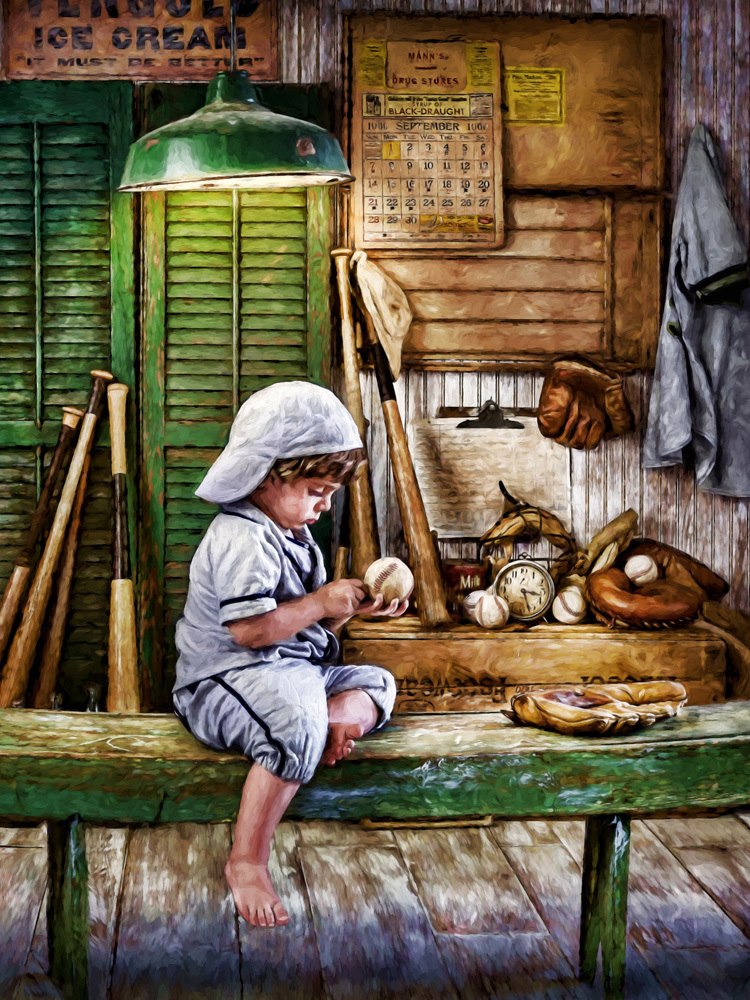 Vintage Baseball - 550pc Jigsaw Puzzle by Vermont Christmas Company