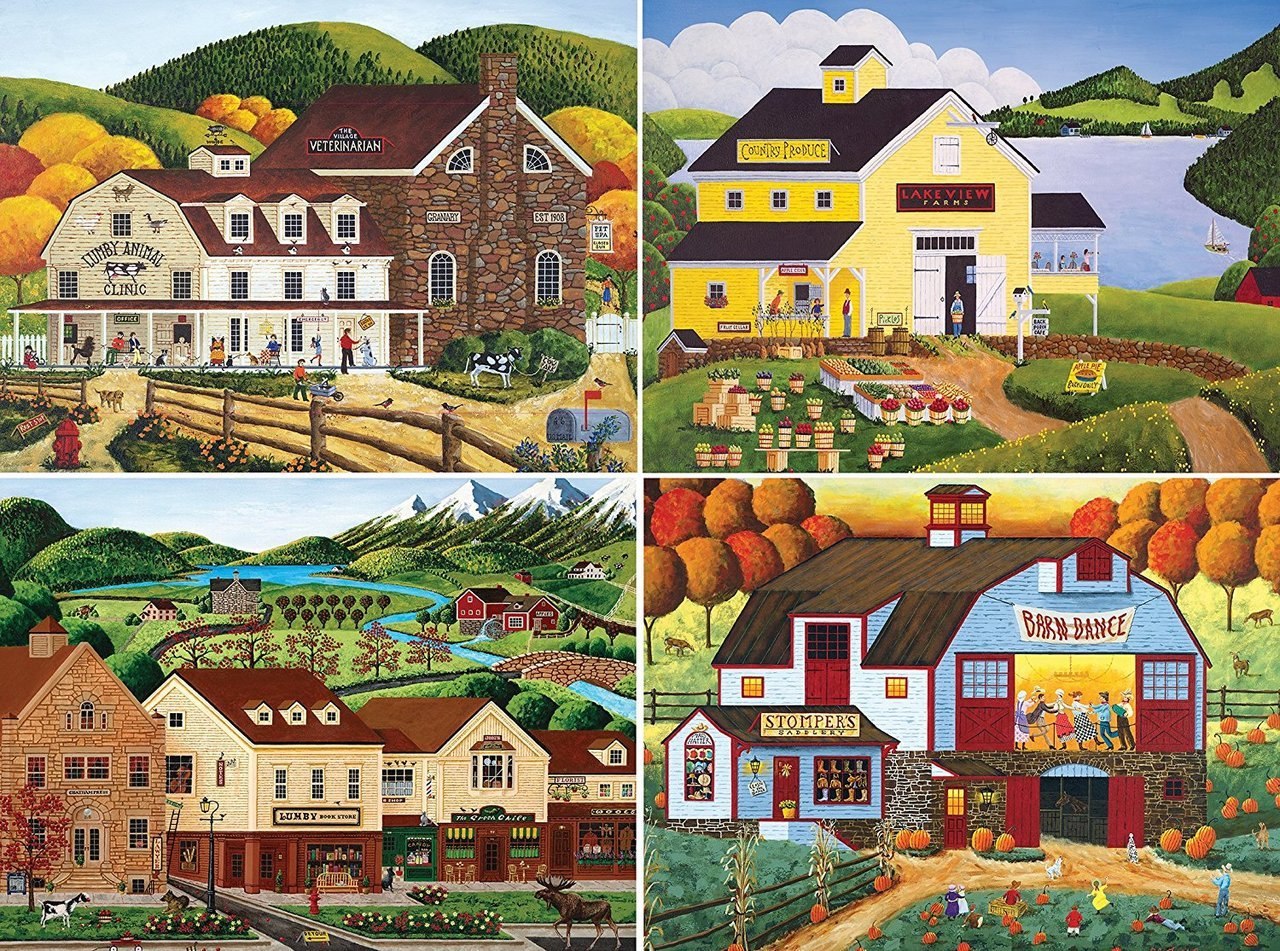Art Poulin - 12 Pack Collection - Jigsaw Puzzle by Masterpieces  			  					NEW - image 2