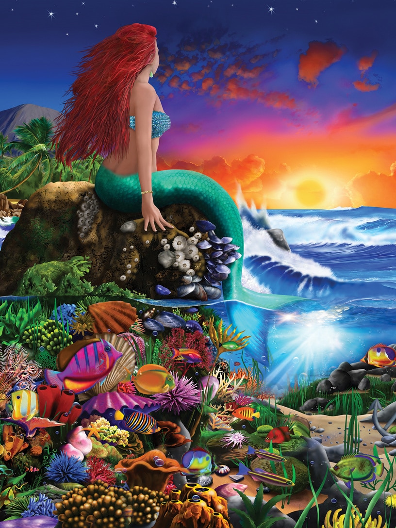 Book Box: Little Mermaid - 300pc EZ Grip Jigsaw Puzzle by Masterpieces