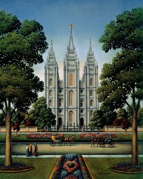 Salt Lake Temple - 500pc Jigsaw Puzzle by Dowdle