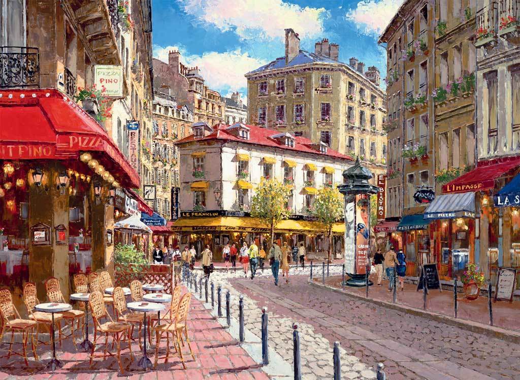Quaint Shops - 500pc Jigsaw Puzzle by Ravensburger