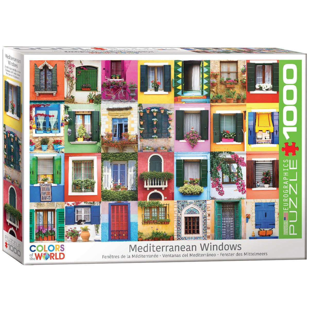 Mediterranean Windows - 1000pc Jigsaw Puzzle by Eurographics  			  					NEW - image 1