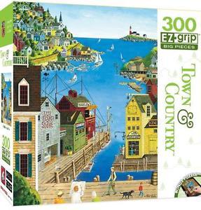 Town & Country: A Walk on the Pier - 300pc EZ Grip Jigsaw Puzzle By Masterpieces