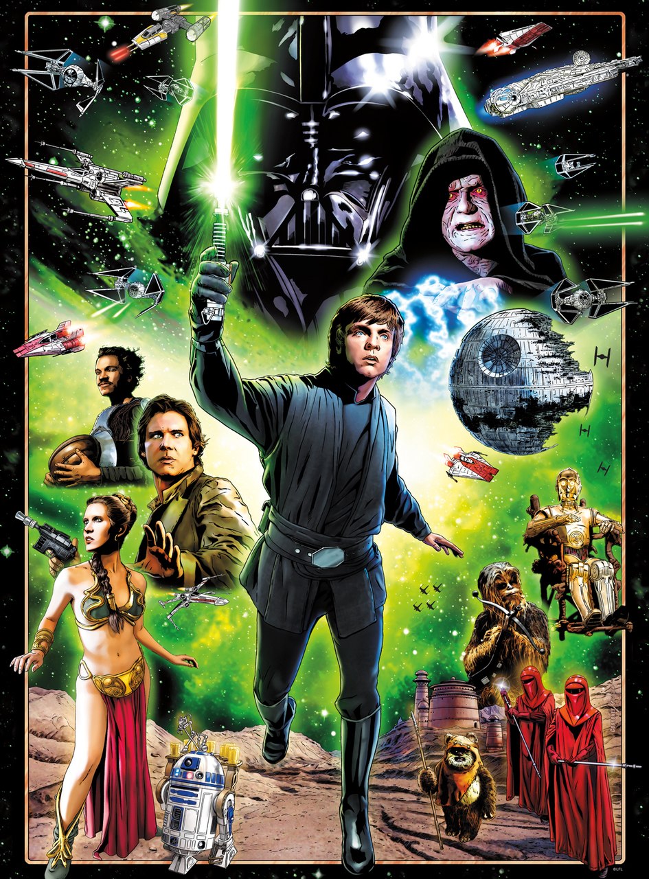 Star Wars: I Am a Jedi, Like My Father Before Me - 1000pc Jigsaw Puzzle by Buffalo Games  			  					NEW