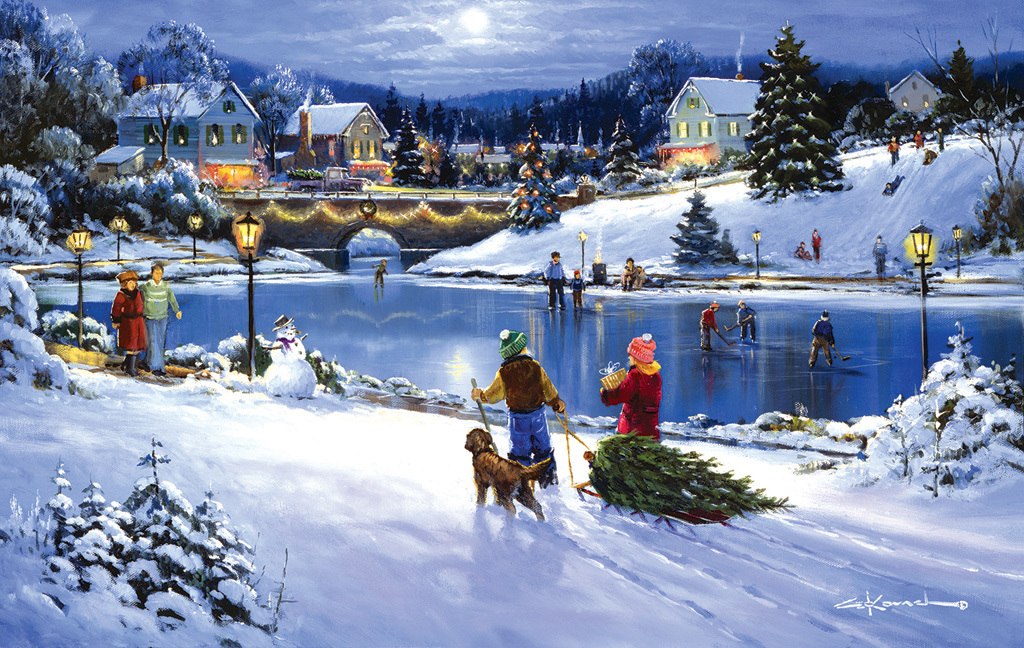 Joyful Season - 550pc Jigsaw Puzzle by SunsOut