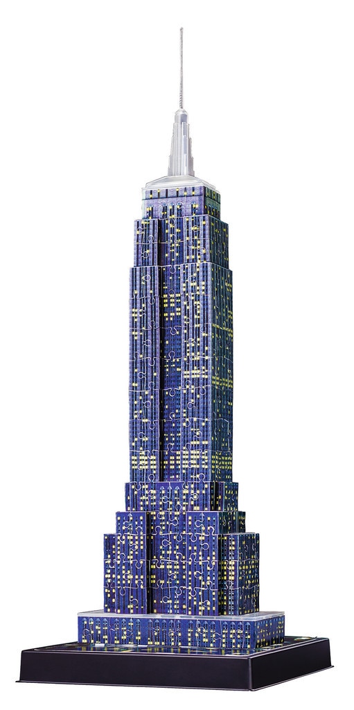 Empire State Building: Night Edition - 216pc 3D Jigsaw Puzzle By Ravensburger
