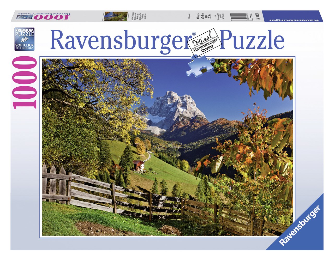 Mountains in Autumn - 1000pc Jigsaw Puzzle by Ravensburger - image 1