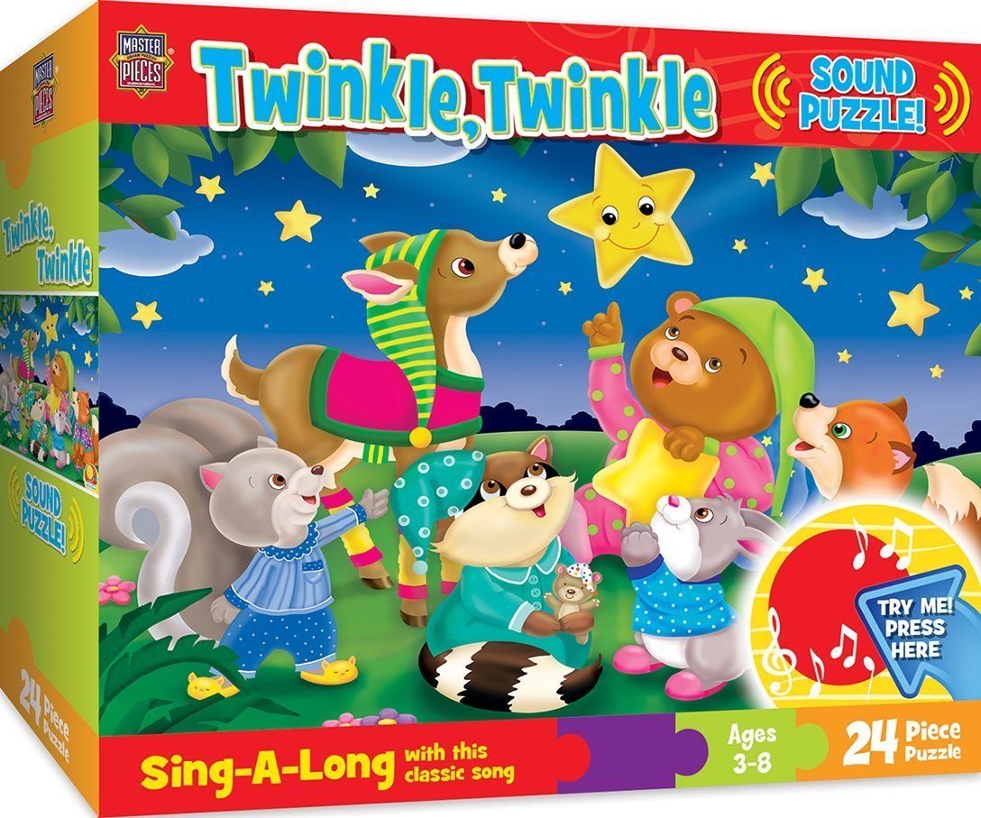 Sing a Long: Twinkle Twinkle - 24pc Sound Puzzle By Masterpieces  			  					NEW - image 1