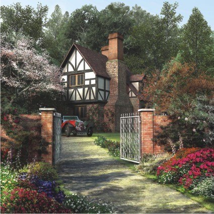 Alder Tree House - 1024pc Jigsaw Puzzle by Anatolian
