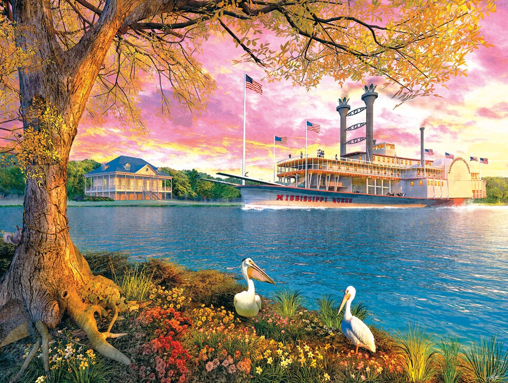 Mississippi Queen - 500pc Jigsaw Puzzle by Sunsout