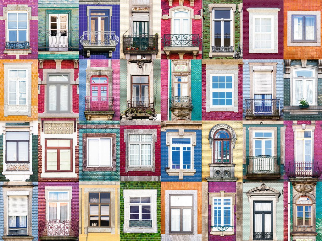 Portuguese Windows - 1500pc Jigsaw Puzzle By Ravensburger  			  					NEW