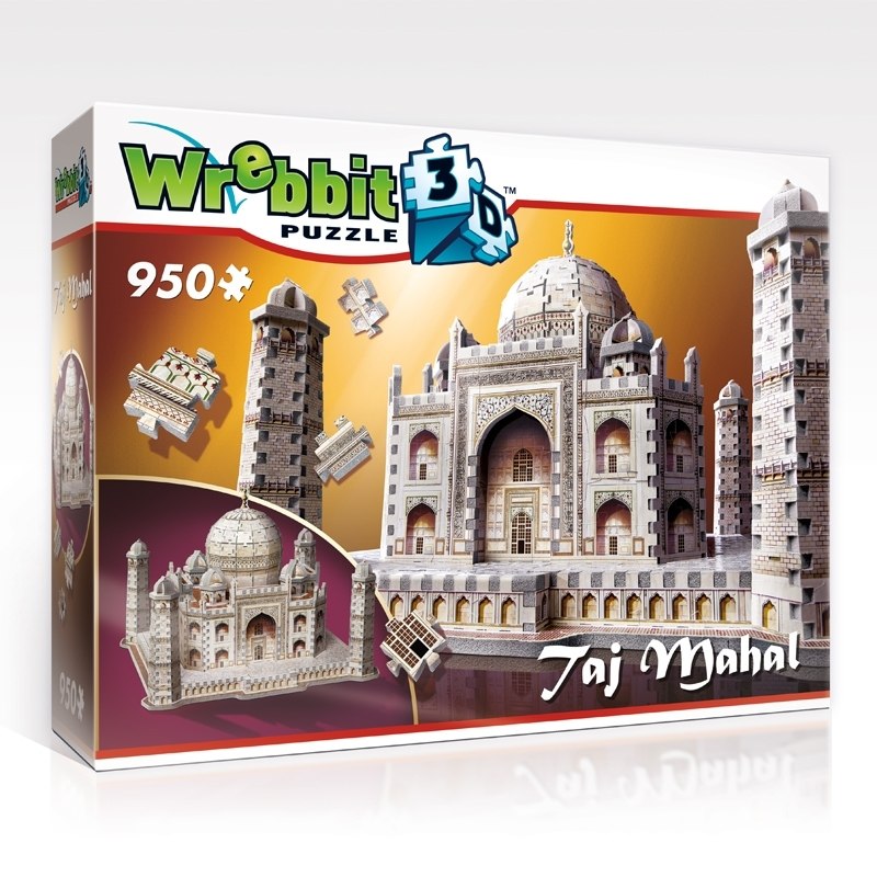 Taj Mahal - 950pc 3D Puzzle by Wrebbit