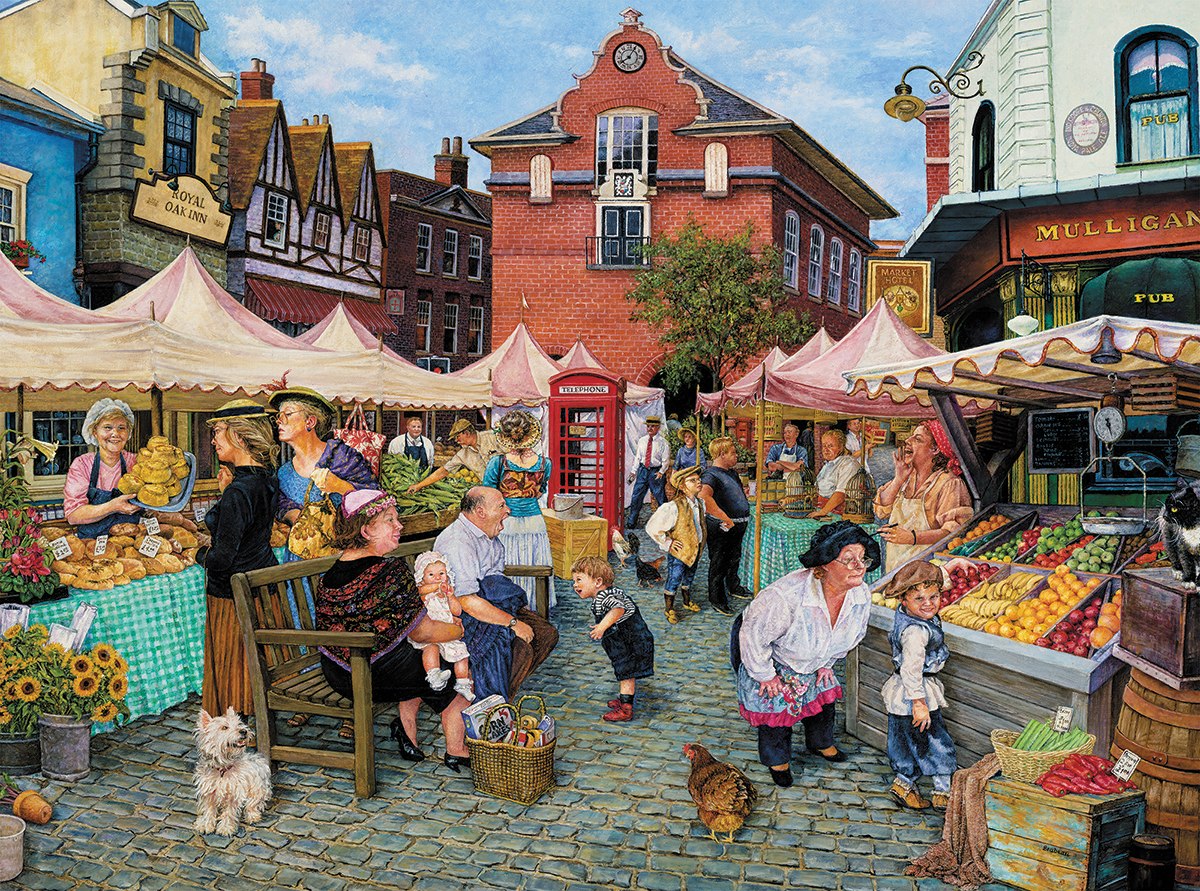 Farmers Market - 1000pc Jigsaw Puzzle By White Mountain