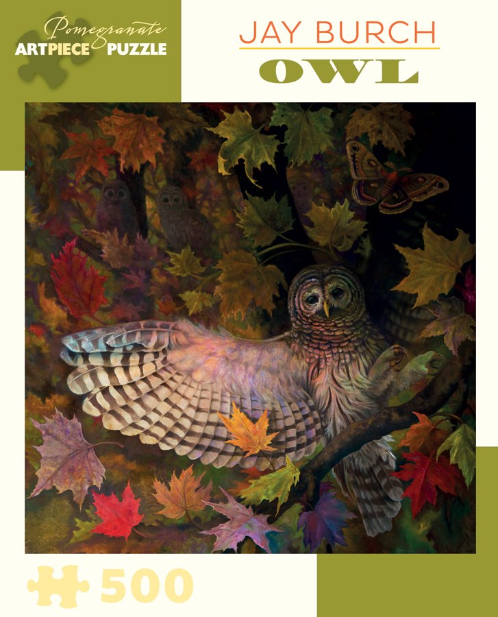 Burch: Owl - 500pc Jigsaw Puzzle by Pomegranate