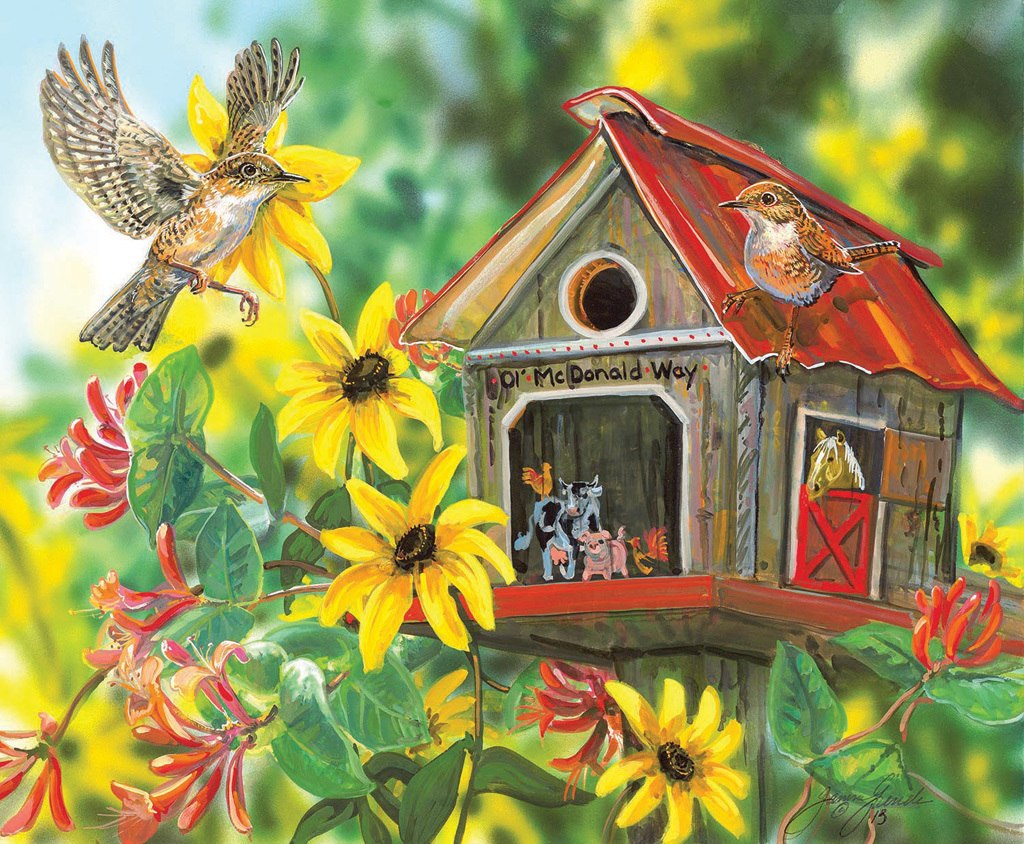 Ol MacDonald Way - 1000pc Jigsaw Puzzle by Sunsout