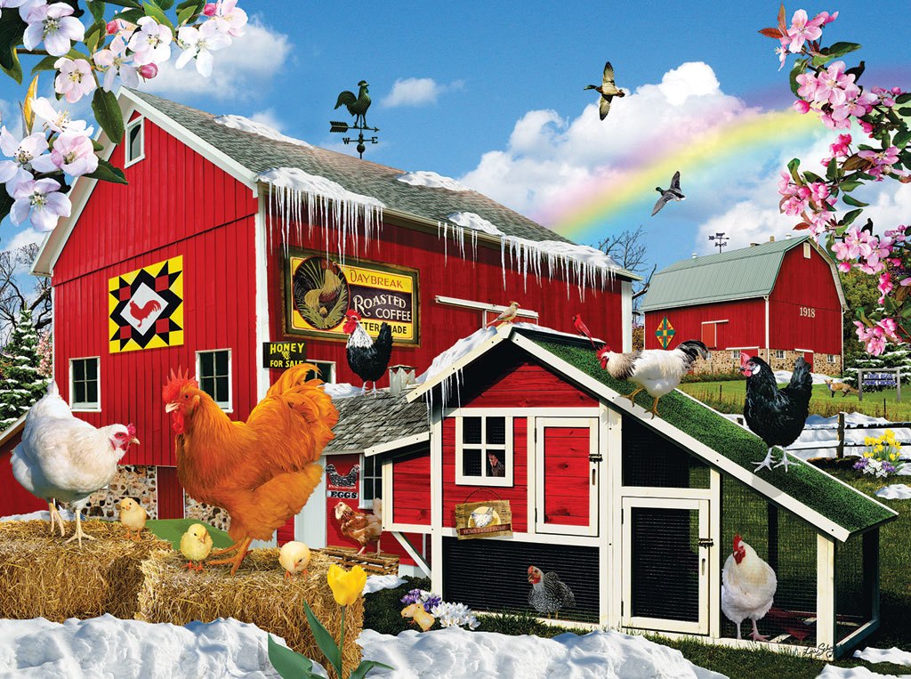 First Signs of Spring - 1000pc Jigsaw Puzzle by Sunsout