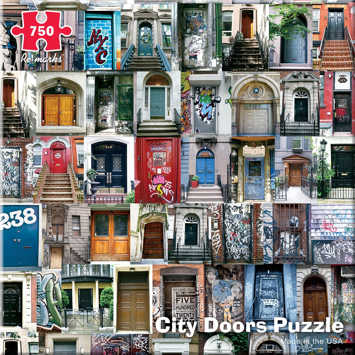 Doors - 750pc Jigsaw Puzzle By Re-marks  			  					NEW