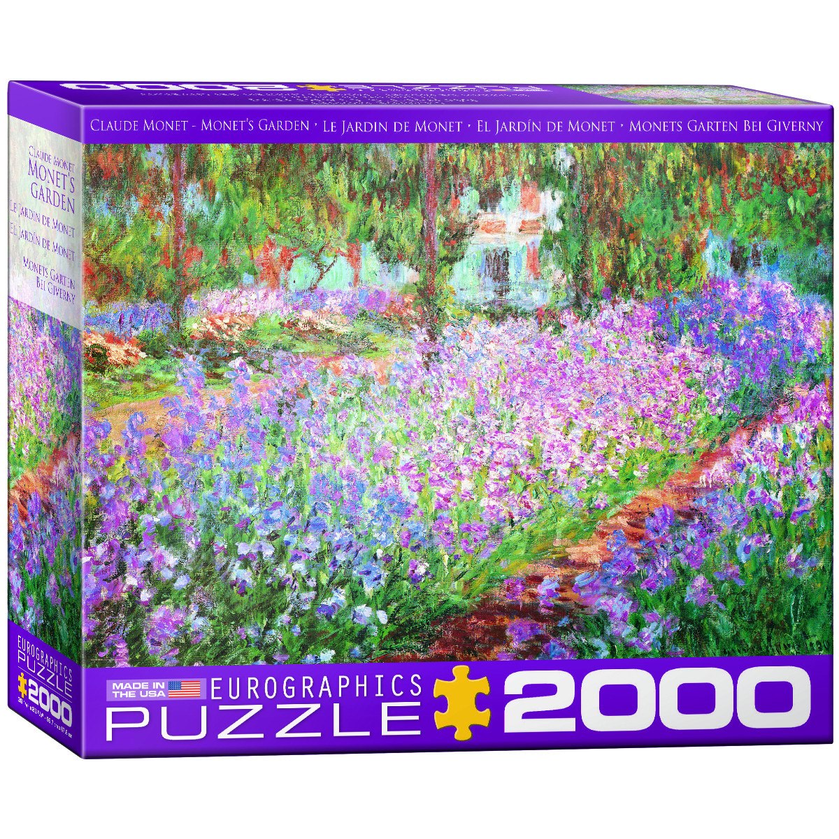 Monet's Garden by Claude Monet - 2000pc Jigsaw Puzzle by Eurographics - image 1