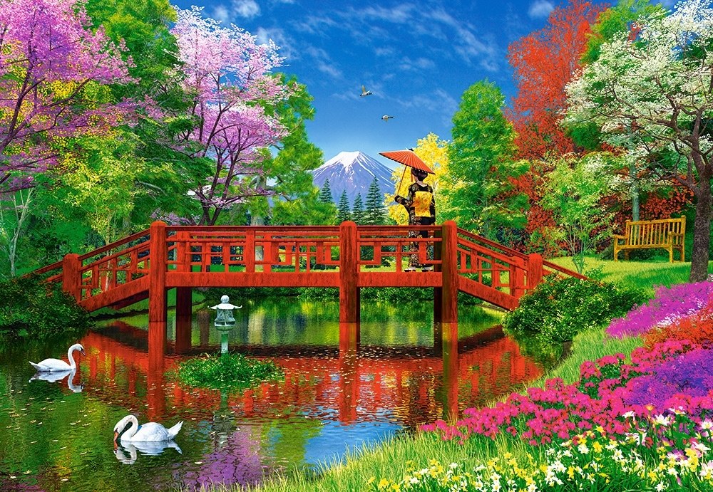 Fuji Lake - 1500pc Jigsaw Puzzle By Castorland  			  					NEW