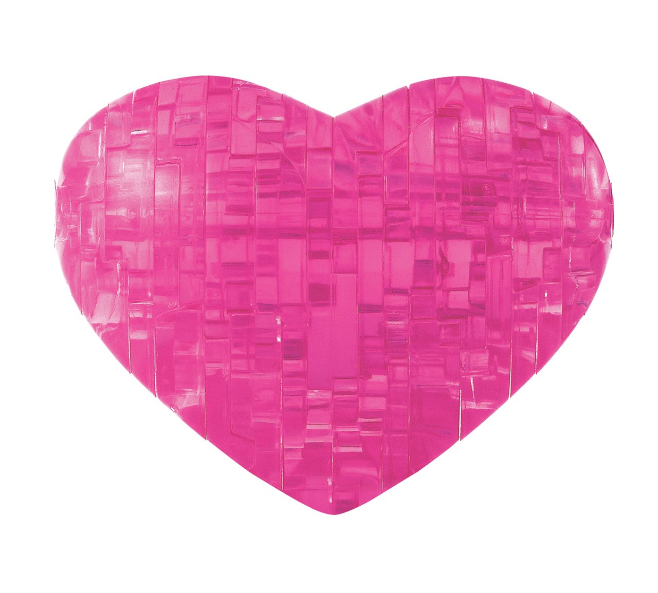 Heart (Pink) - 3D Crystal Puzzle