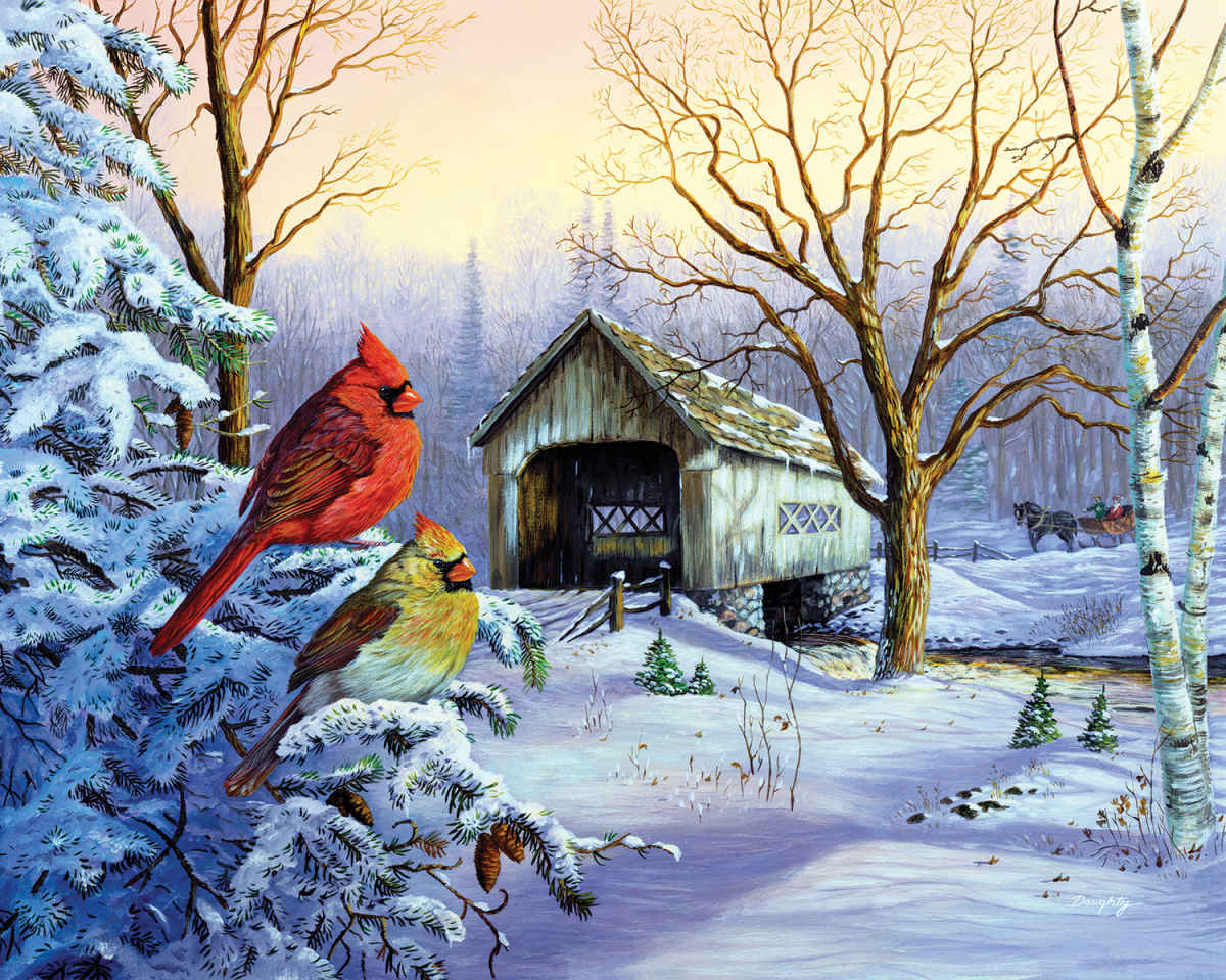 Snowy Haven - 1000pc Jigsaw Puzzle By Springbok