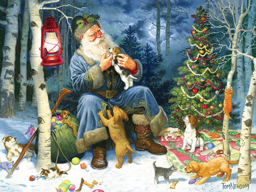 Old World Santa - 400pc Family Puzzle by Cobble Hill