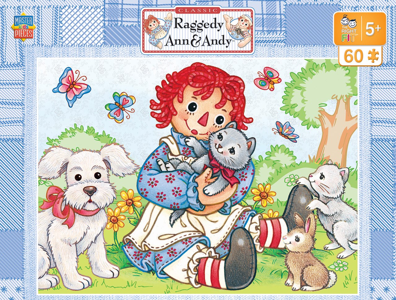 Raggedy Ann & Andy: Best Friends - 60pc Jigsaw Puzzle by Masterpieces  			  					NEW - image 1
