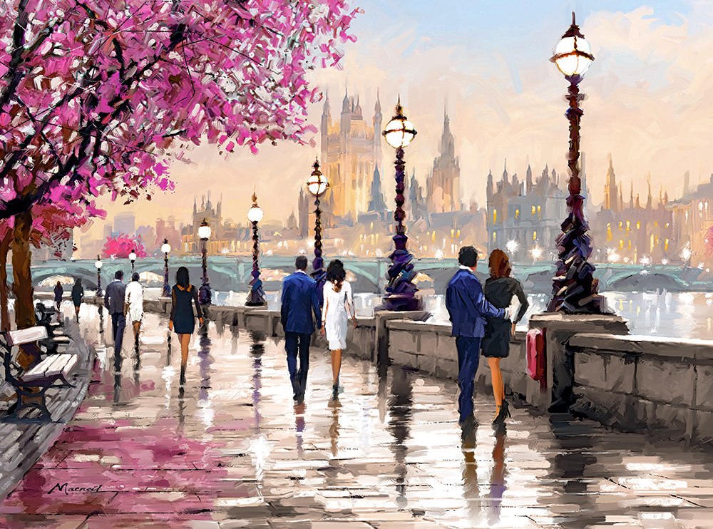 Along the River - 2000pc By Castorland