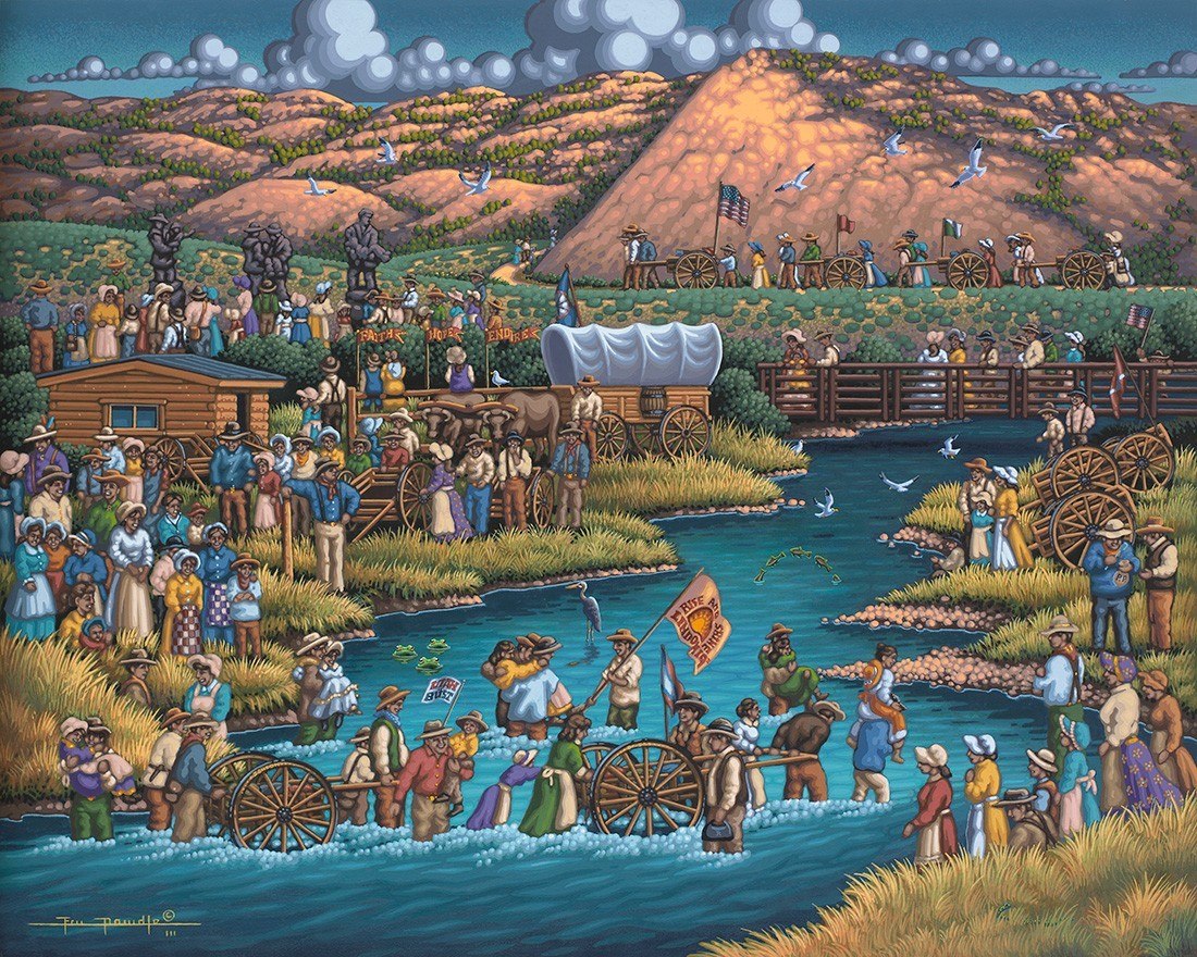 Pioneer Trek - 500pc Jigsaw Puzzle by Dowdle