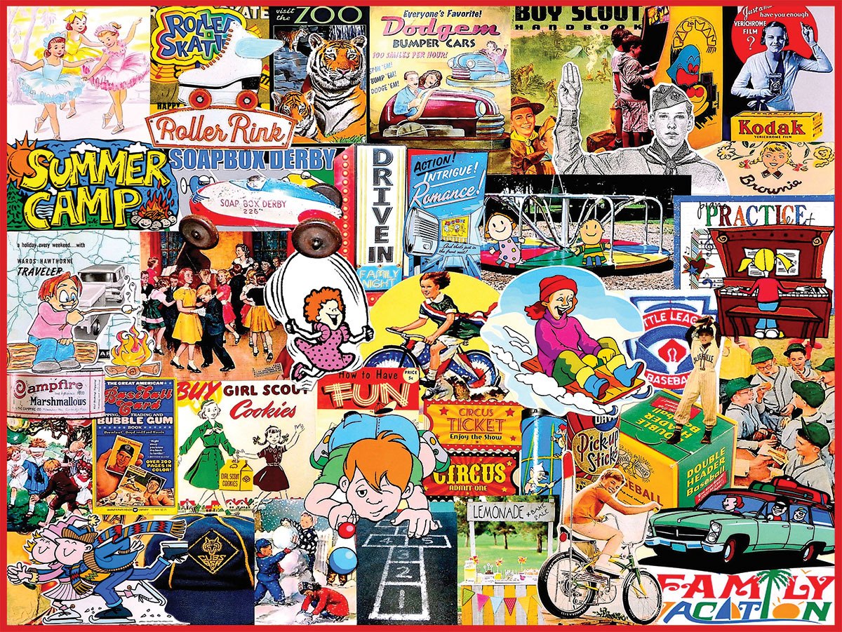 What I Did As a Kid - 1000pc Jigsaw Puzzle By White Mountain