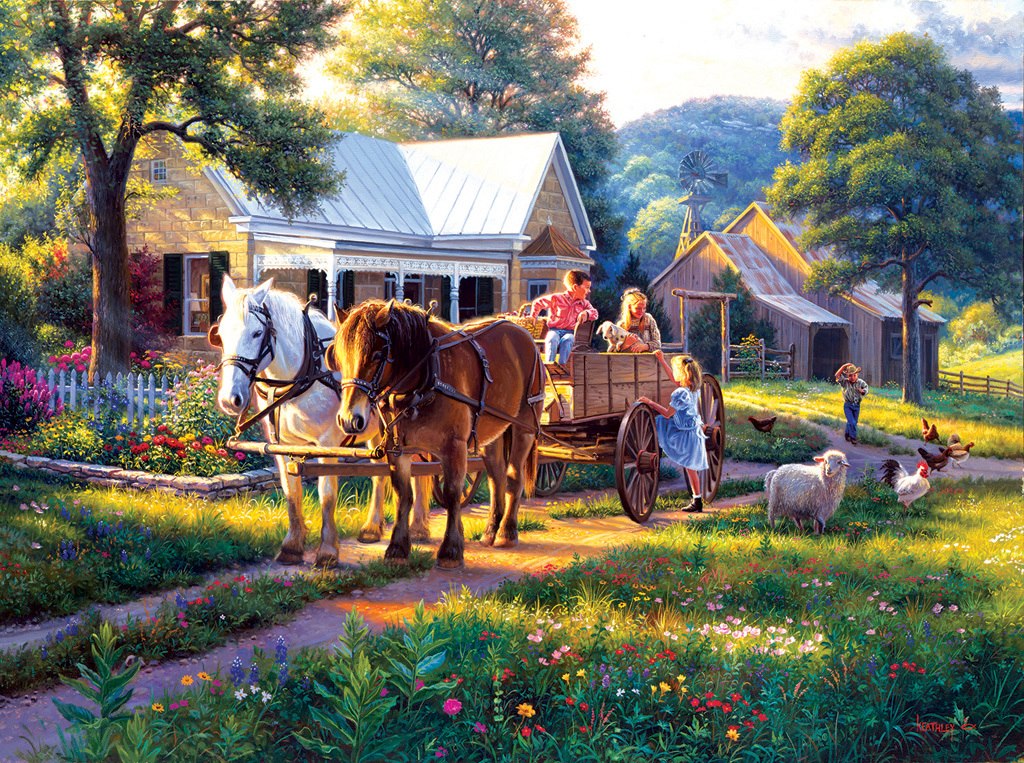 Day at the Fair - 1000pc Jigsaw Puzzle by Sunsout