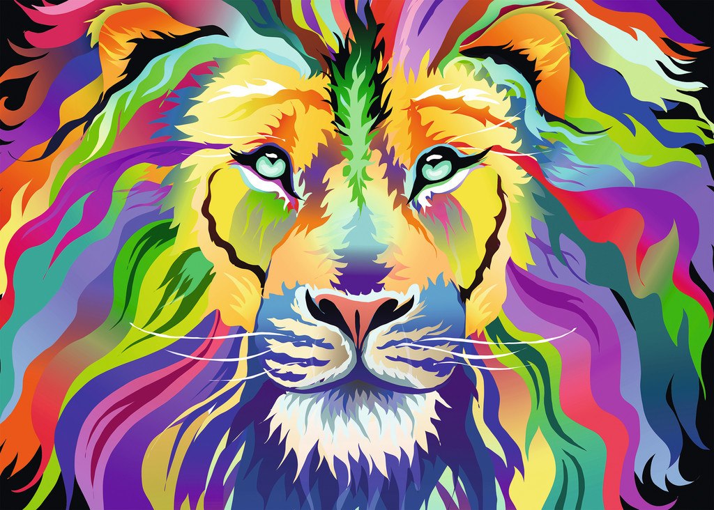 King of Technicolor - 1000pc Jigsaw Puzzle By Ravensburger