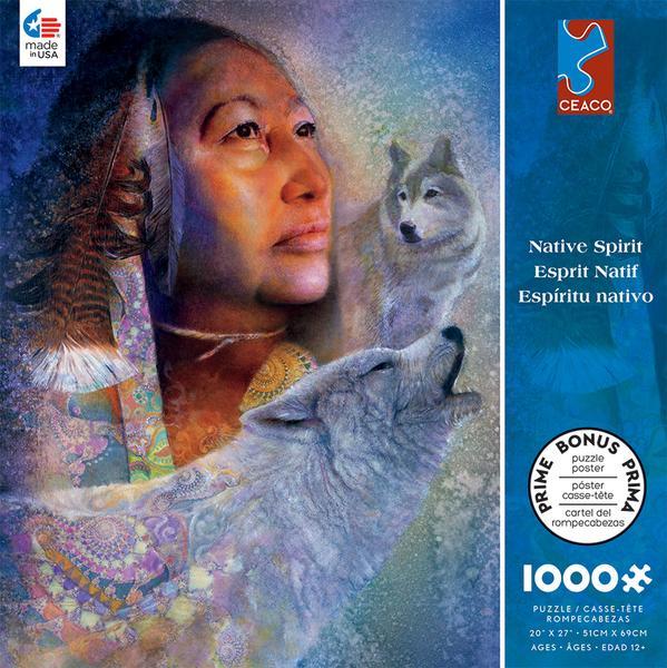 Native Spirit: Spirits Mist - 1000pc Jigsaw Puzzle by Ceaco  			  					NEW - image 1