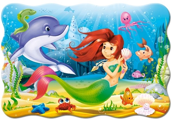 Little Mermaid - 20pc Jigsaw Puzzle By Castorland