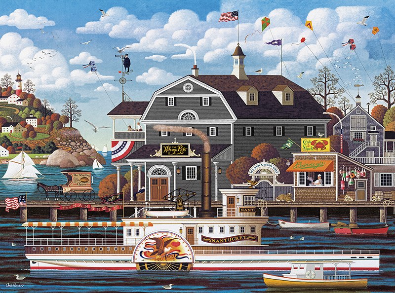 Charles Wysocki: Fairhaven by the Sea - 1000pc Jigsaw Puzzle by Buffalo Games  			  					NEW