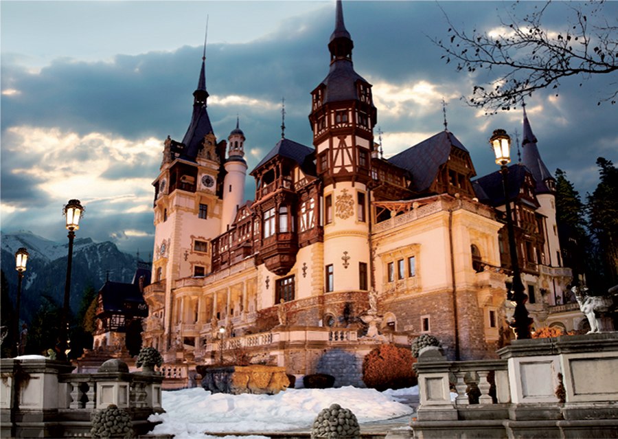Peles Castle  - 1000pc Jigsaw Puzzle by D-Toys