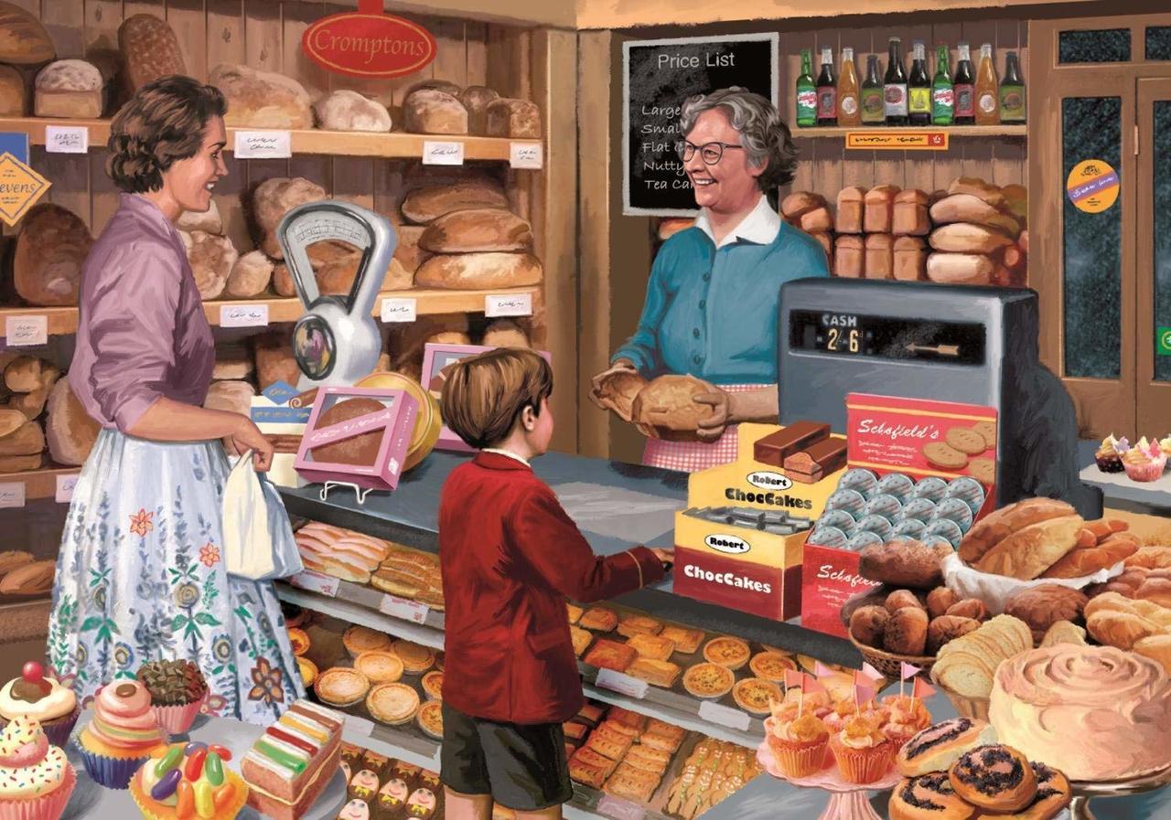 Mrs. Crompton's Bakery - 1000pc Jigsaw Puzzle By Falcon  			  					NEW