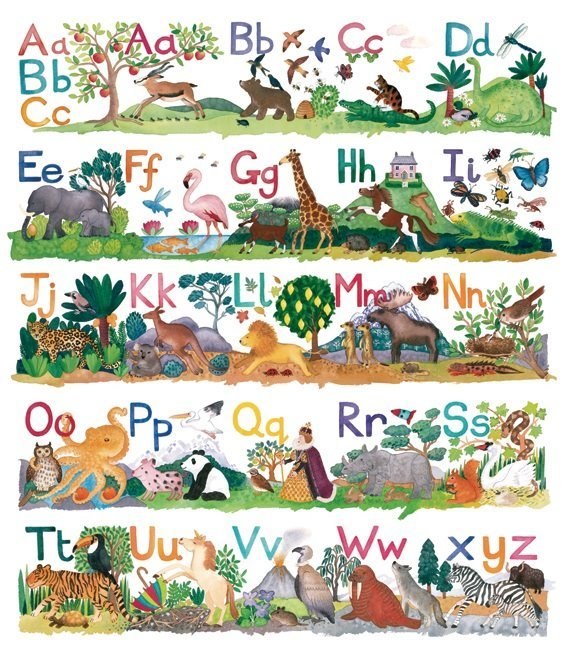Winteringham: Alphabet - 300pc Jigsaw Puzzle by Pomegranate  			  					NEW