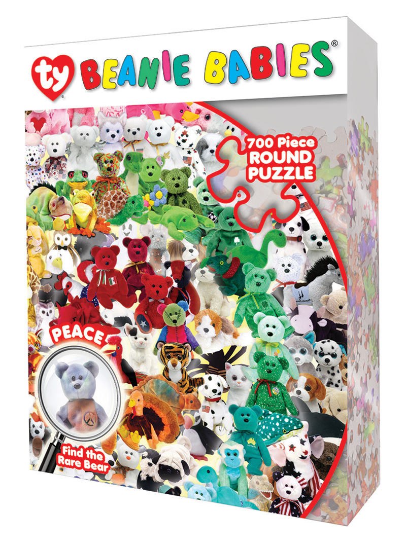 Find the Peace Beanie Baby - 700pc Jigsaw Puzzle by Masterpieces - image 1